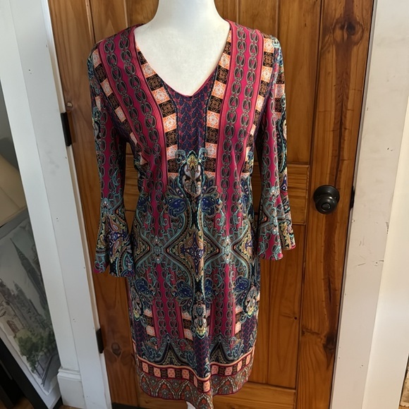 Nicole Miller Studio Multicolor Dress - Picture 1 of 8